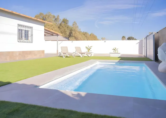 Con Piscina Privada Terraza Aire Acondicionado 別荘 コニル・デ・ラ・フロンテラ