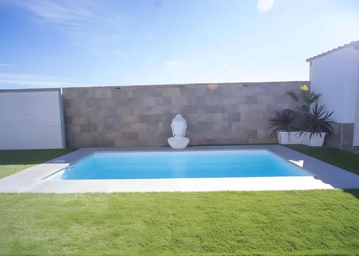 Con Piscina Privada Terraza Aire Acondicionado 別荘 *